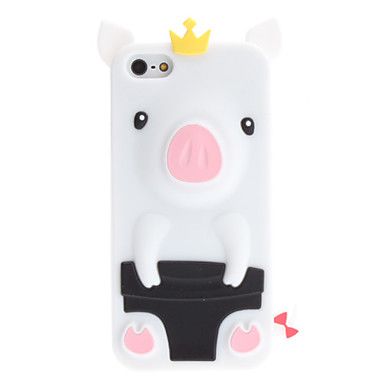 Case Porco Branco - iPhone 5